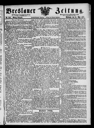 Breslauer Zeitung vom 31.05.1871