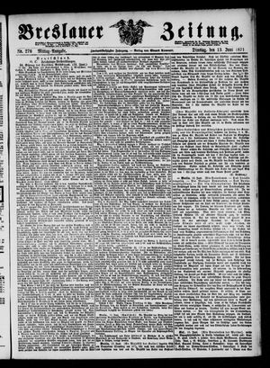 Breslauer Zeitung vom 13.06.1871