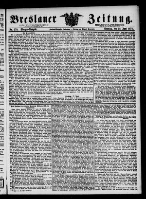 Breslauer Zeitung on Jun 18, 1871