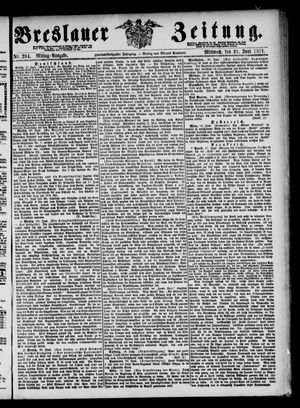 Breslauer Zeitung vom 21.06.1871