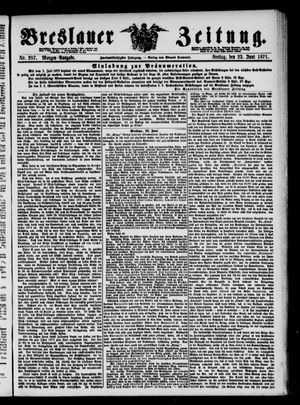 Breslauer Zeitung vom 23.06.1871