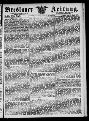 Breslauer Zeitung vom 27.06.1871