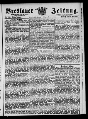 Breslauer Zeitung vom 28.06.1871