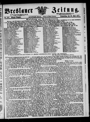 Breslauer Zeitung vom 29.06.1871