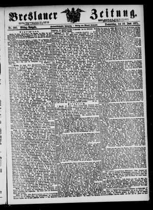 Breslauer Zeitung vom 29.06.1871