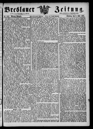 Breslauer Zeitung on Jul 9, 1871