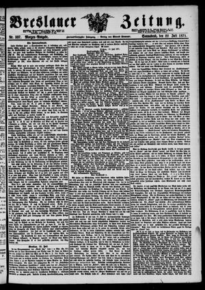 Breslauer Zeitung vom 22.07.1871