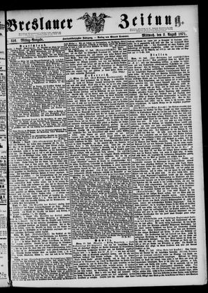 Breslauer Zeitung on Aug 2, 1871