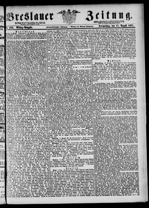 Breslauer Zeitung vom 17.08.1871