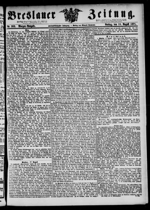 Breslauer Zeitung on Aug 18, 1871