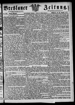 Breslauer Zeitung vom 23.08.1871