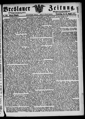 Breslauer Zeitung vom 24.08.1871