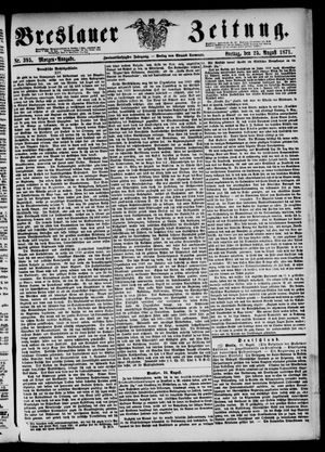 Breslauer Zeitung vom 25.08.1871