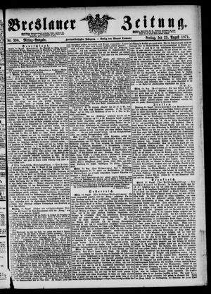 Breslauer Zeitung vom 25.08.1871
