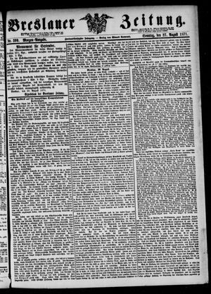 Breslauer Zeitung vom 27.08.1871