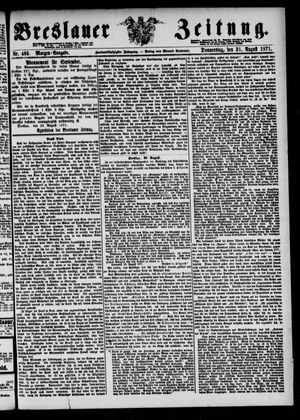 Breslauer Zeitung on Aug 31, 1871