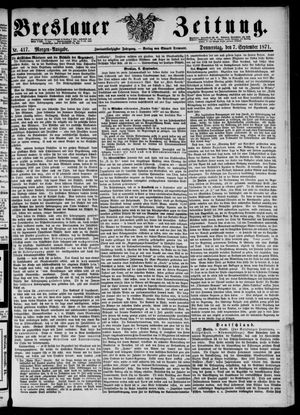 Breslauer Zeitung vom 07.09.1871