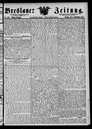 Breslauer Zeitung vom 08.09.1871