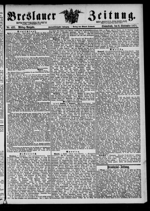 Breslauer Zeitung vom 09.09.1871