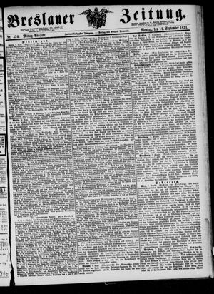 Breslauer Zeitung on Sep 11, 1871