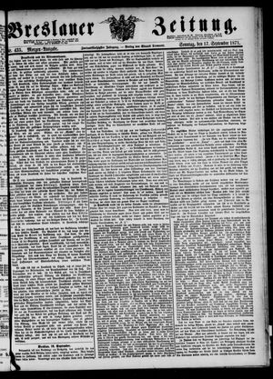 Breslauer Zeitung vom 17.09.1871