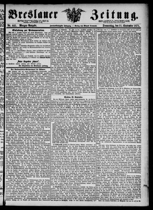 Breslauer Zeitung vom 21.09.1871