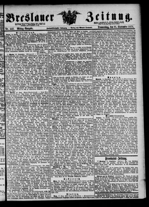 Breslauer Zeitung vom 21.09.1871
