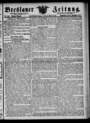 Breslauer Zeitung vom 23.09.1871