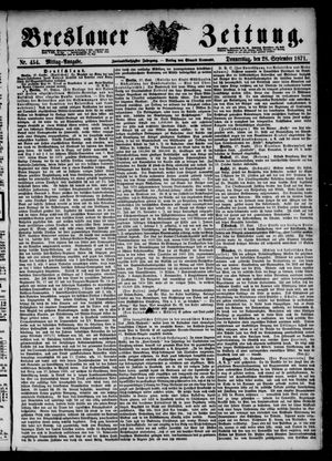 Breslauer Zeitung vom 28.09.1871