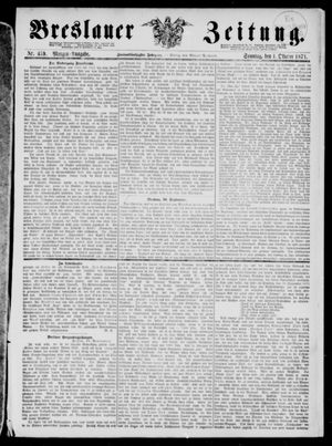 Breslauer Zeitung on Oct 1, 1871
