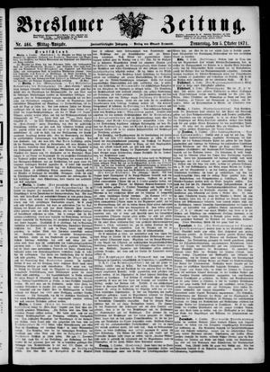Breslauer Zeitung vom 05.10.1871