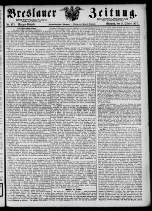 Breslauer Zeitung vom 11.10.1871
