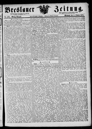 Breslauer Zeitung vom 11.10.1871