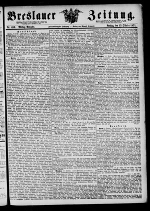Breslauer Zeitung vom 13.10.1871