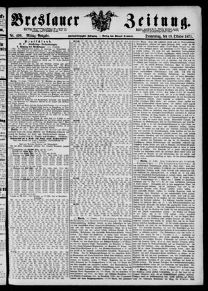 Breslauer Zeitung vom 19.10.1871