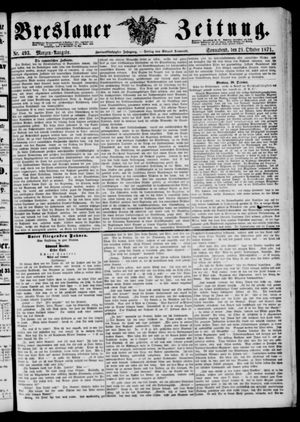 Breslauer Zeitung vom 21.10.1871