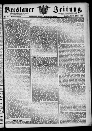 Breslauer Zeitung vom 22.10.1871
