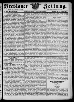 Breslauer Zeitung vom 25.10.1871