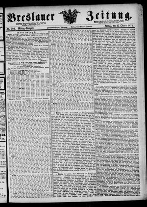Breslauer Zeitung vom 27.10.1871