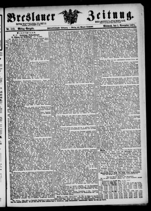 Breslauer Zeitung vom 01.11.1871
