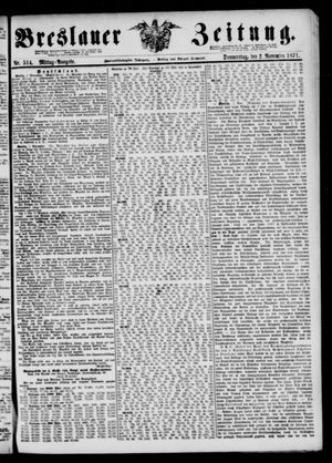 Breslauer Zeitung on Nov 2, 1871