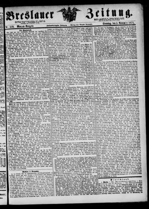 Breslauer Zeitung vom 05.11.1871