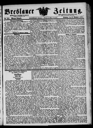 Breslauer Zeitung vom 12.11.1871