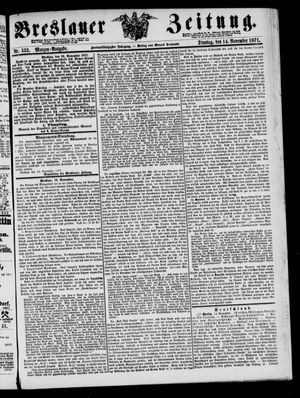 Breslauer Zeitung vom 14.11.1871