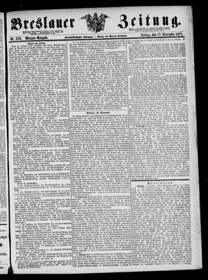 Breslauer Zeitung vom 17.11.1871