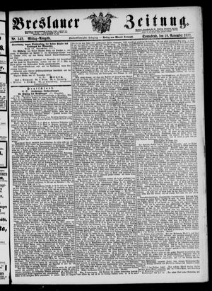 Breslauer Zeitung vom 18.11.1871