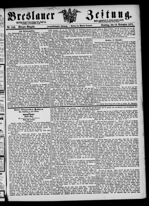 Breslauer Zeitung vom 19.11.1871