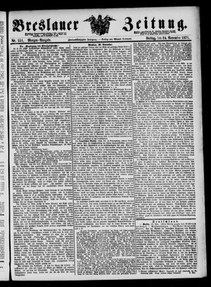 Breslauer Zeitung vom 24.11.1871
