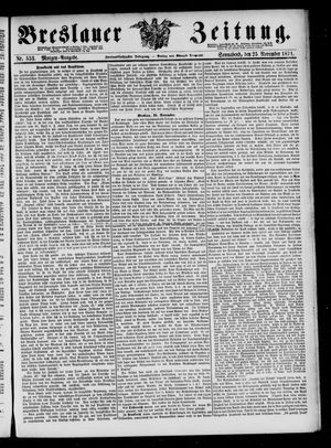 Breslauer Zeitung vom 25.11.1871