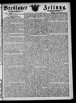 Breslauer Zeitung on Nov 27, 1871